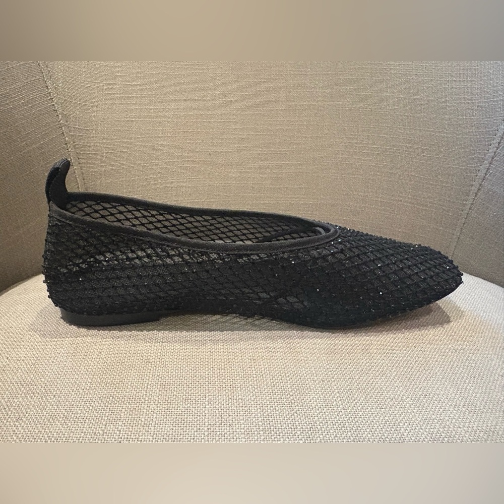 JCrew Beaded Mesh Flats